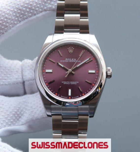 rolex oyster perpetual red grape